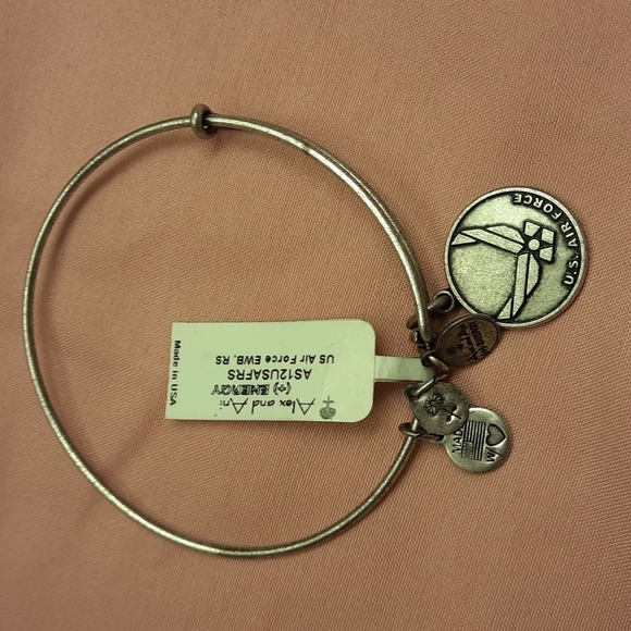 NWT, Bundle of 2 Alex and Ani Air U.S. Air Force Bracelet - Picture 7 of 12